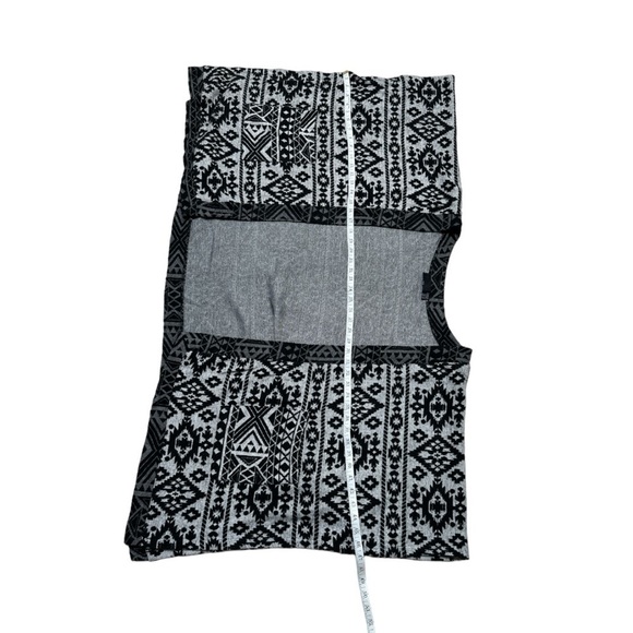 TRF by Zara Ruana Oversized Boho Southwestern Style Open Cloak Shawl Wrap Size M - Picture 11 of 12